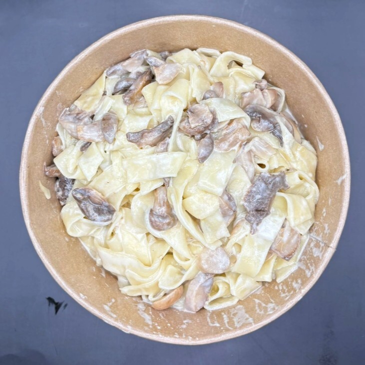 Kremalı Mantarlı Fettuccine