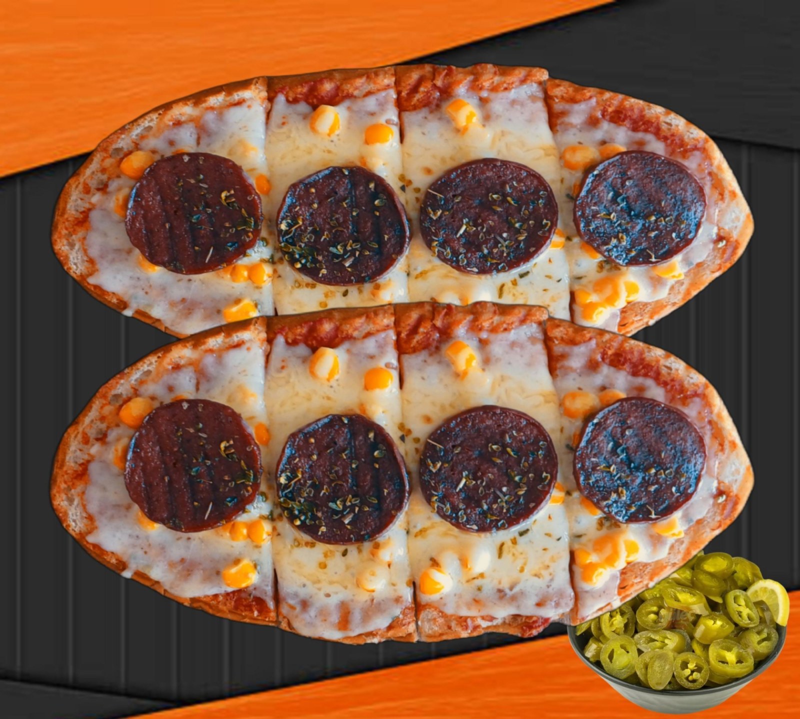 2'li TosPizza Kaşarlı Sucuklu