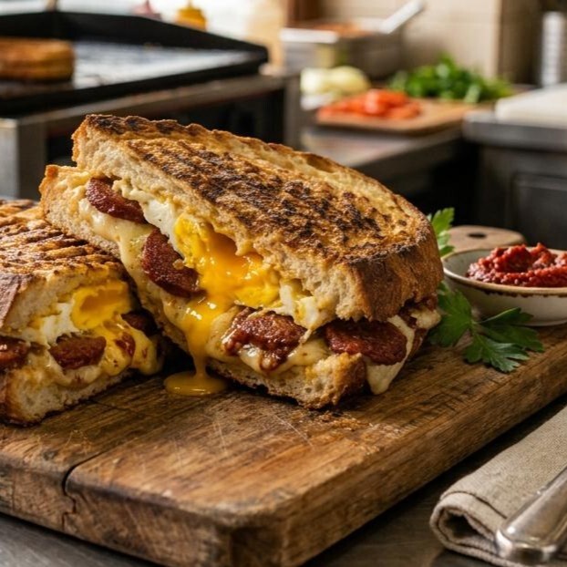 Tam Karışık Salçalı Tost