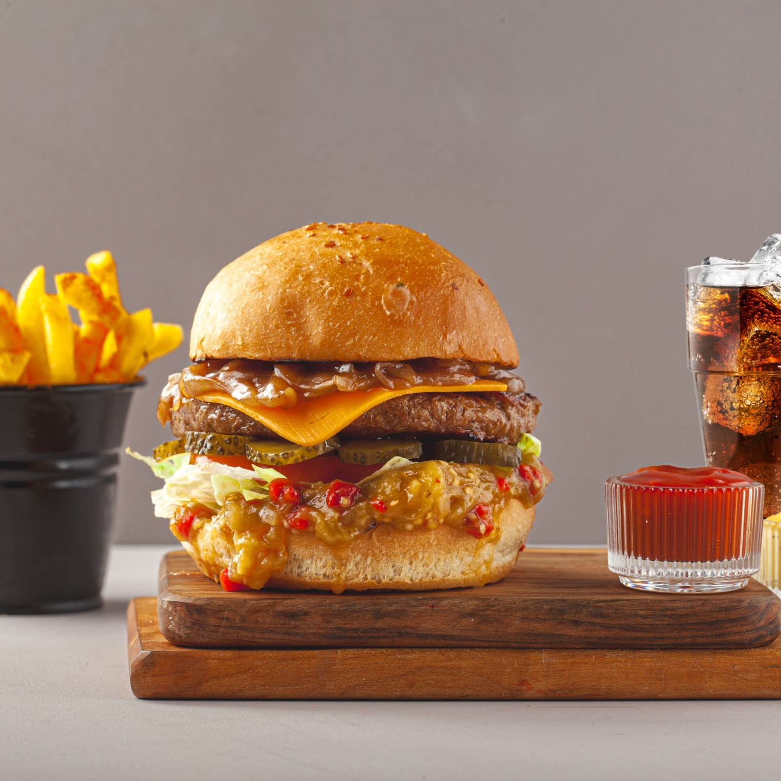Köz Burger Menü