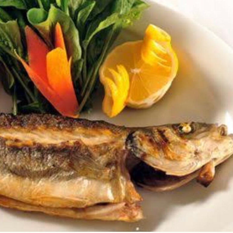 Levrek 500gr 2 meze 1 salata 1 ekmek