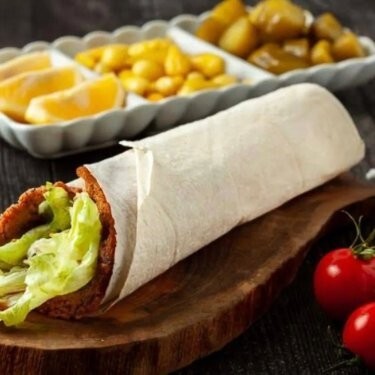 Çift Lavaşlı Doritoslu Ultra Mega Çiğ Köfte Dürüm