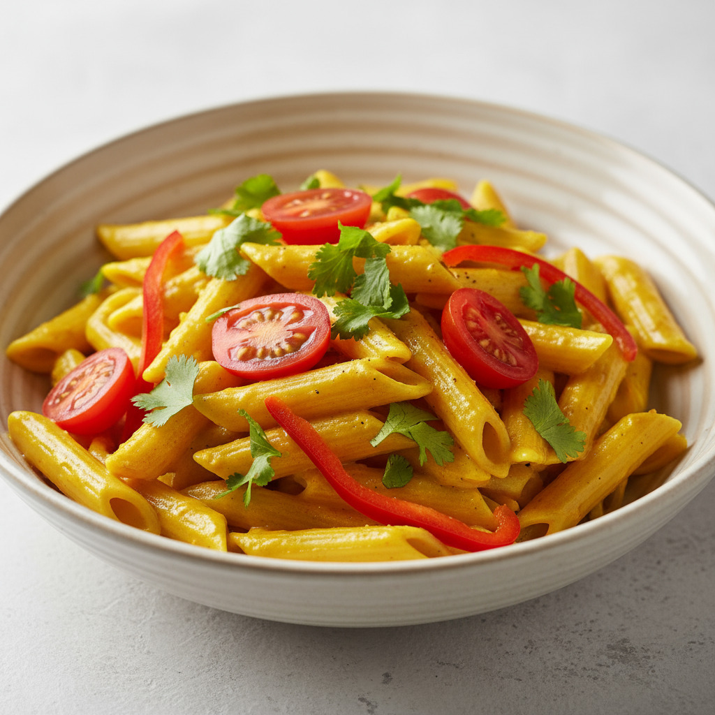 Köri Soslu Penne