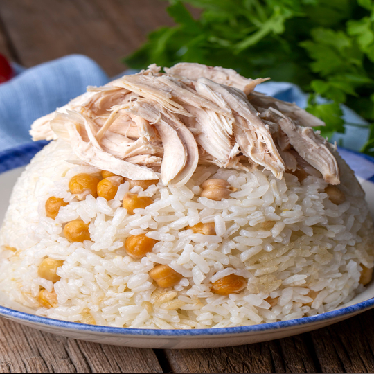 TAVUKLU NOHUT PİLAV + AYRAN (300,400)GR ARASI