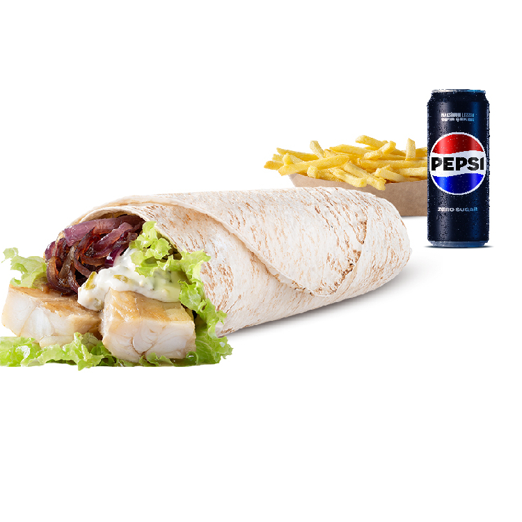 Levrek Dürüm Menü (Combo)
