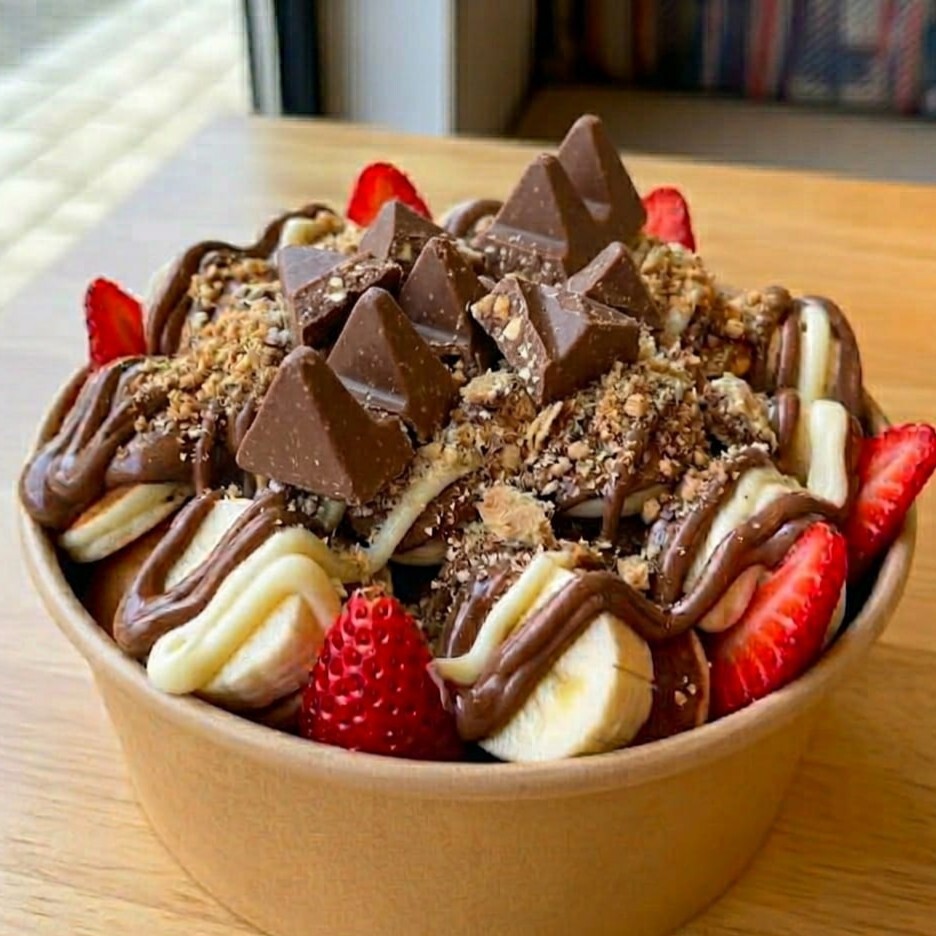 Toblerone Pancake Bowl Waffle Small