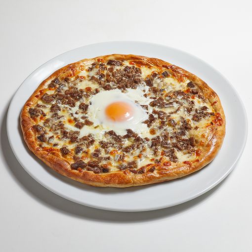 Kaşarlı Kavurmalı Pide (Yuvarlak)