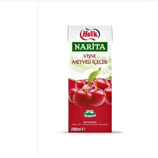 Halk Vişne Meyveli İçecek (200 ml)