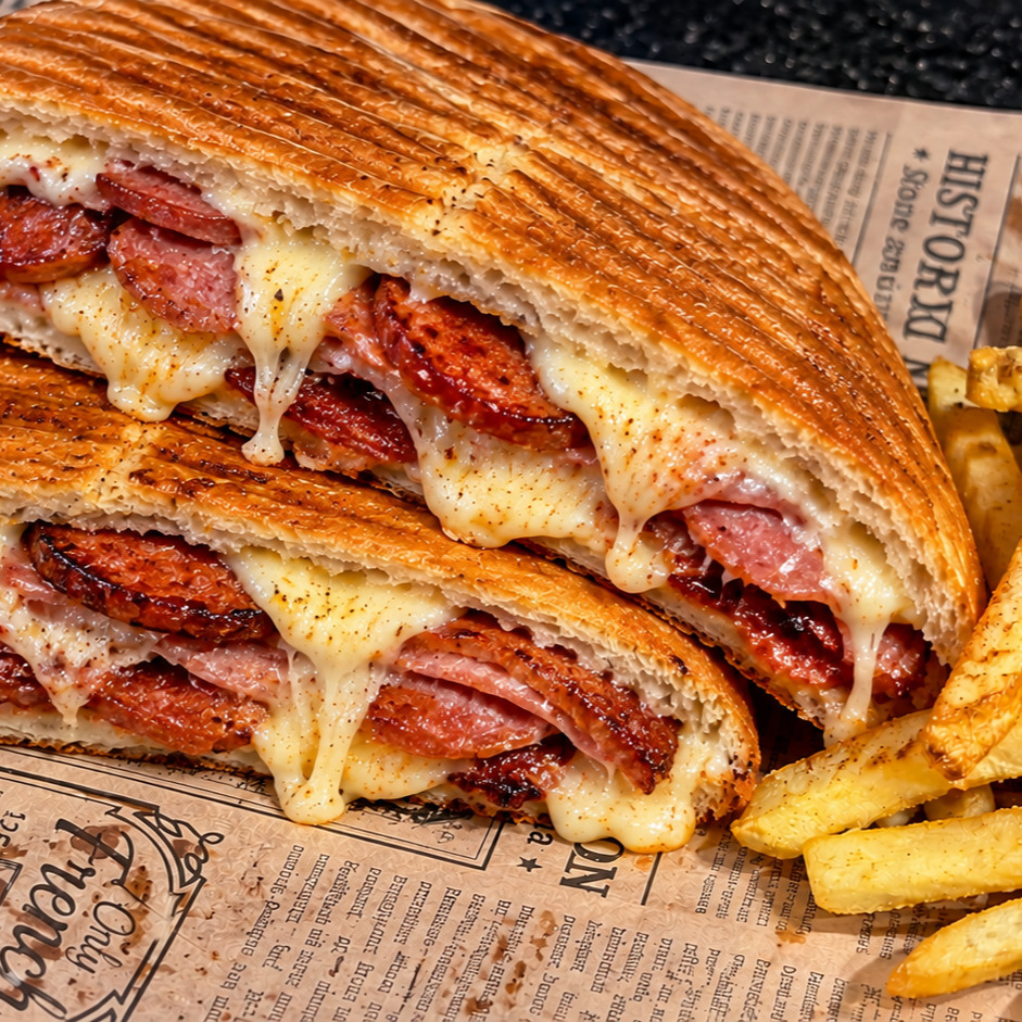Sucuk Kaşarlı Tost Menü