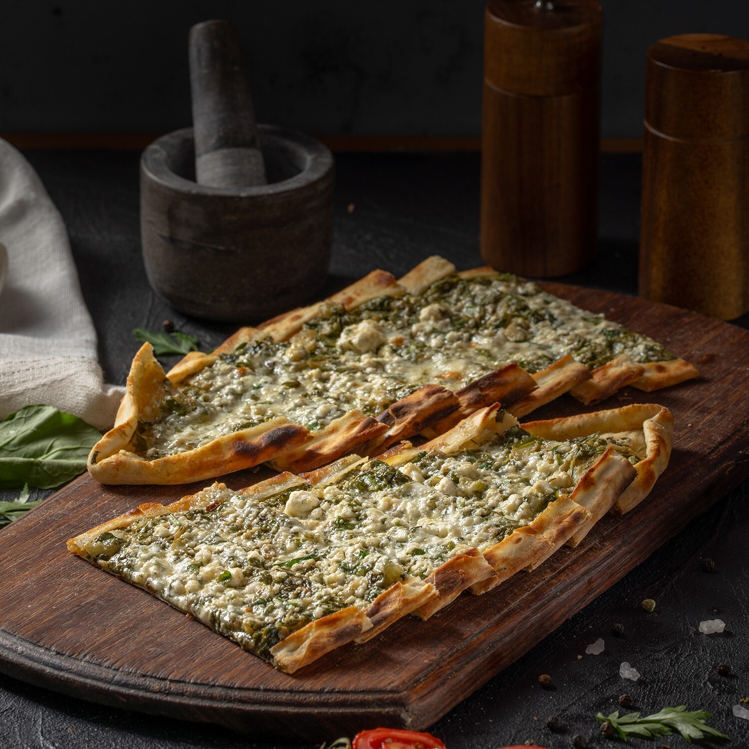 Ispanaklı Peynirli Pide