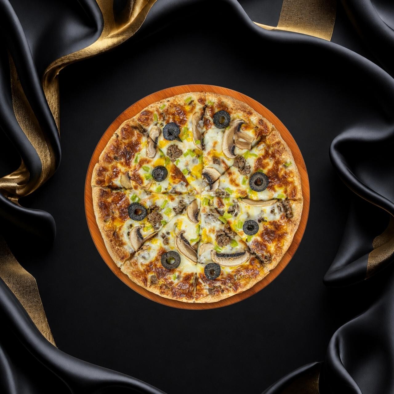 Etli Mantarlı Pizza (1 Kişilik)