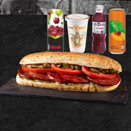 Tam Porsiyon Ekmek Arası Sucuk Menü