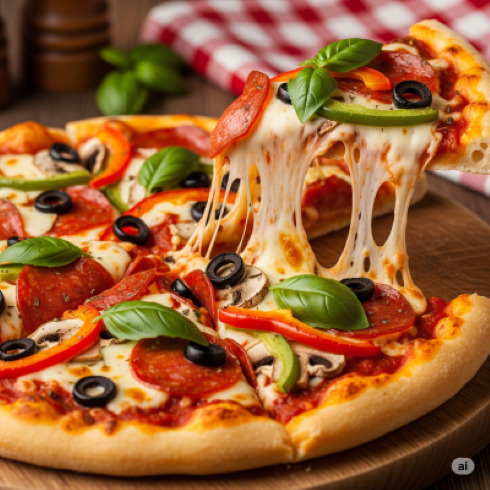Orta Boy Karışık Pizza