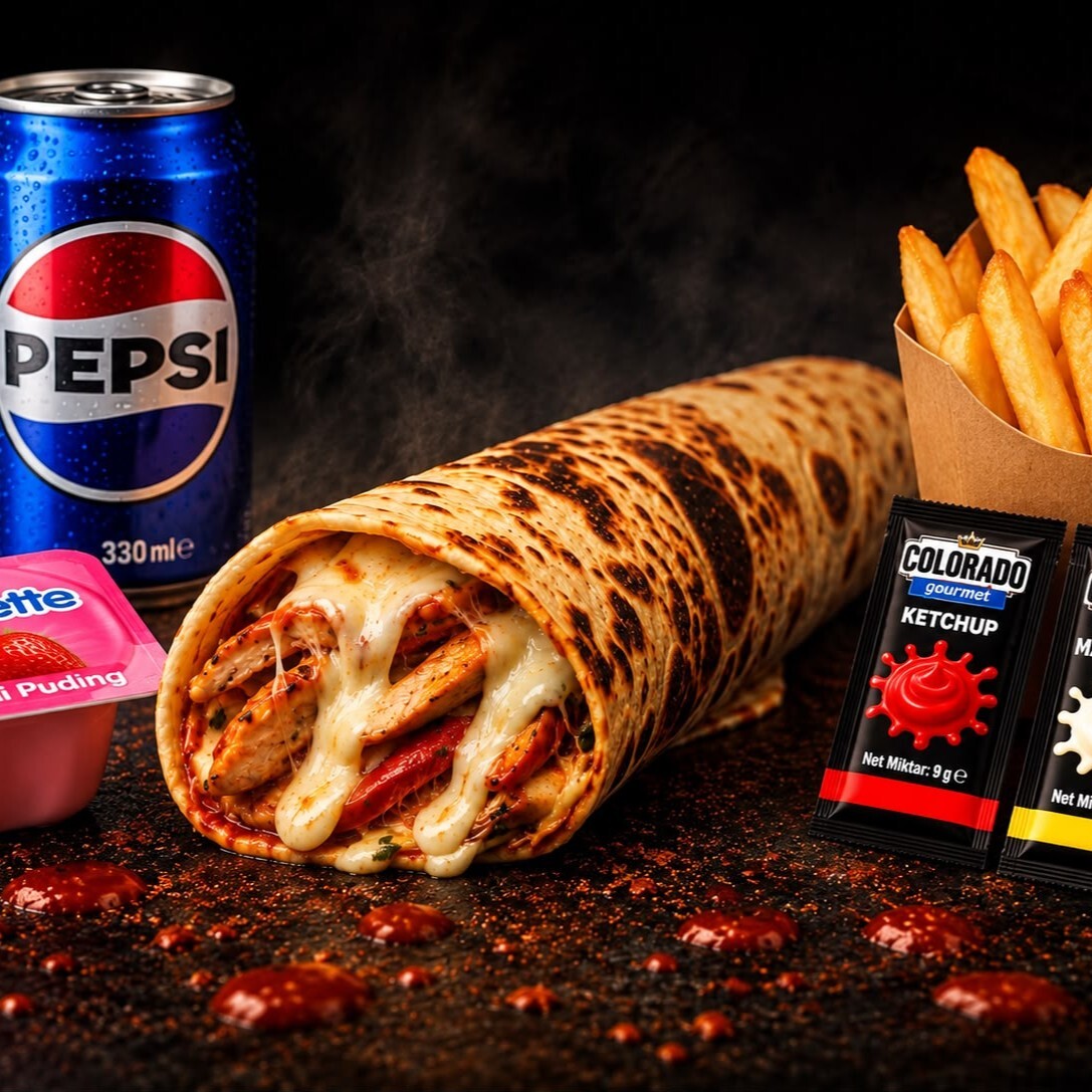 Kaşarlı Gurme (80 gr)PEPSİ(330ml) PARMAK PATATES,DANETTE