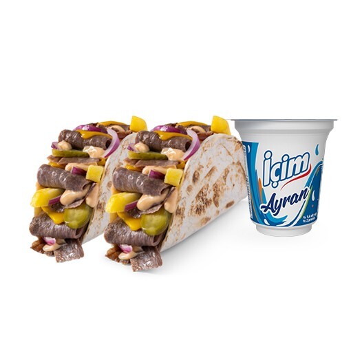 Ekonomik 2'li Tako Menü (Et Döner)