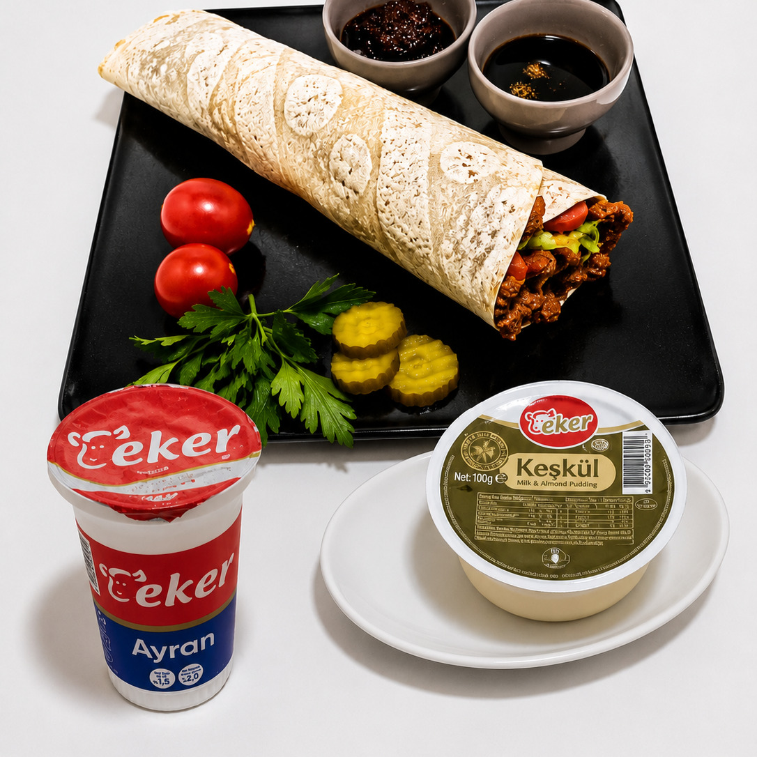 Öğrenci Menü Baam Bam 150 gr. + Küçük Boy Ayran + Tatlı