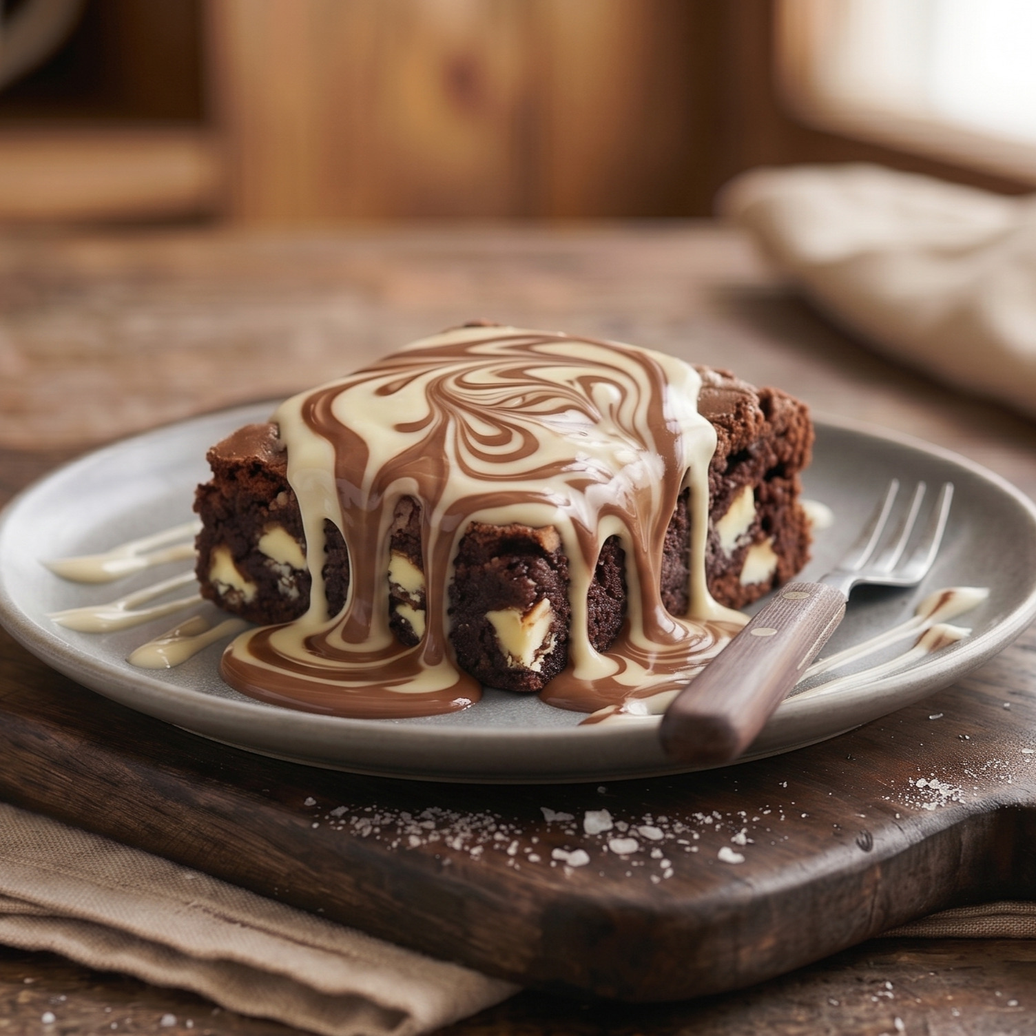 Beyaz Çikolatalı Brownie
