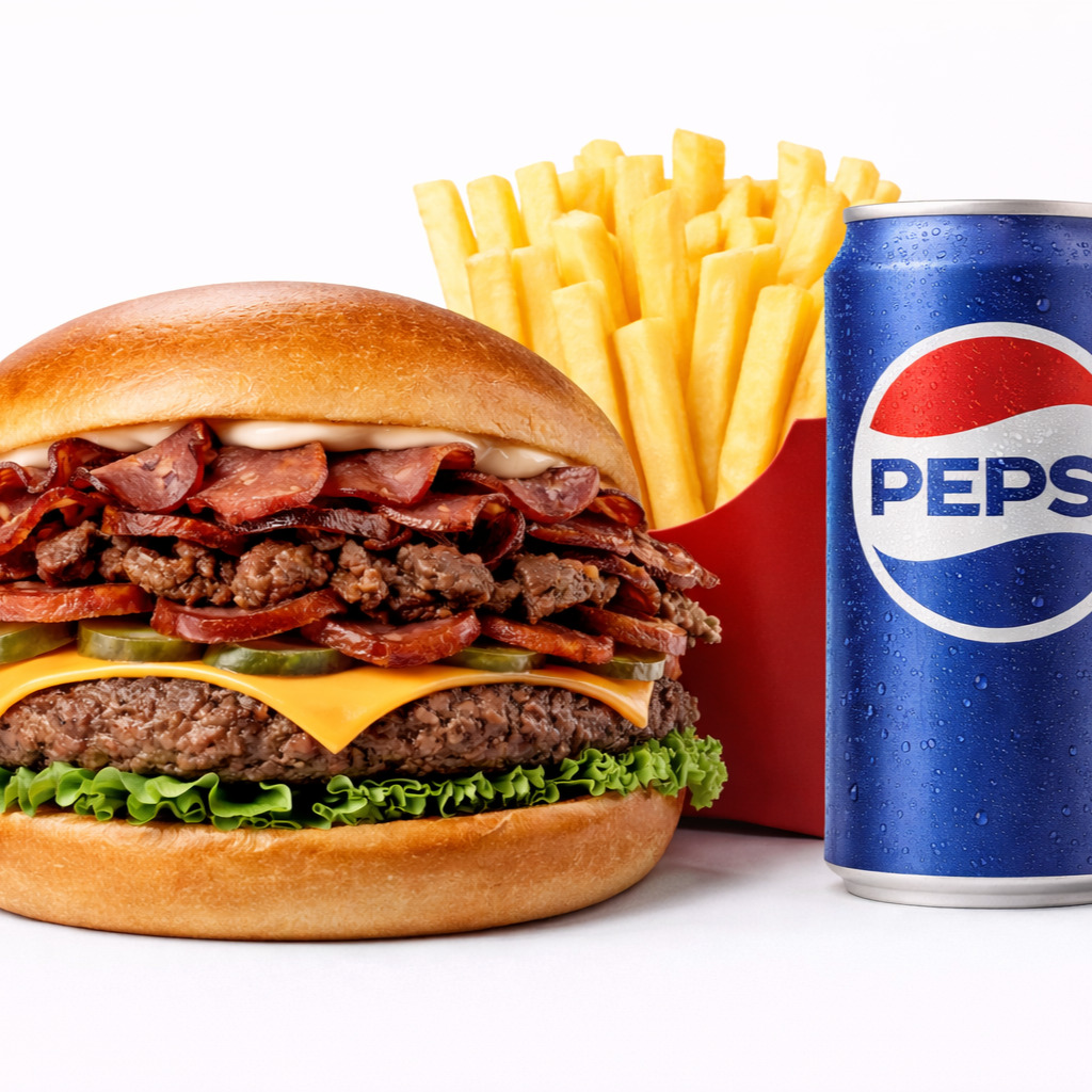 Mr Chef Burger Menü