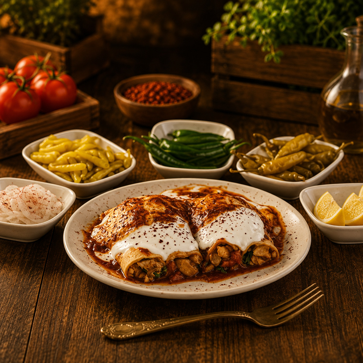Yoğurtlu Tavuk Tantuni