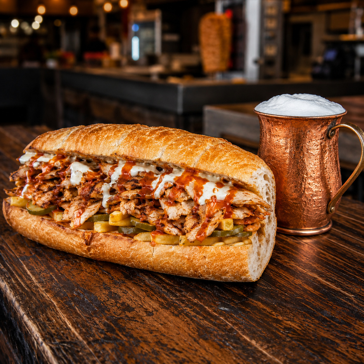 Kervan Tam Ekmek Döner Menü