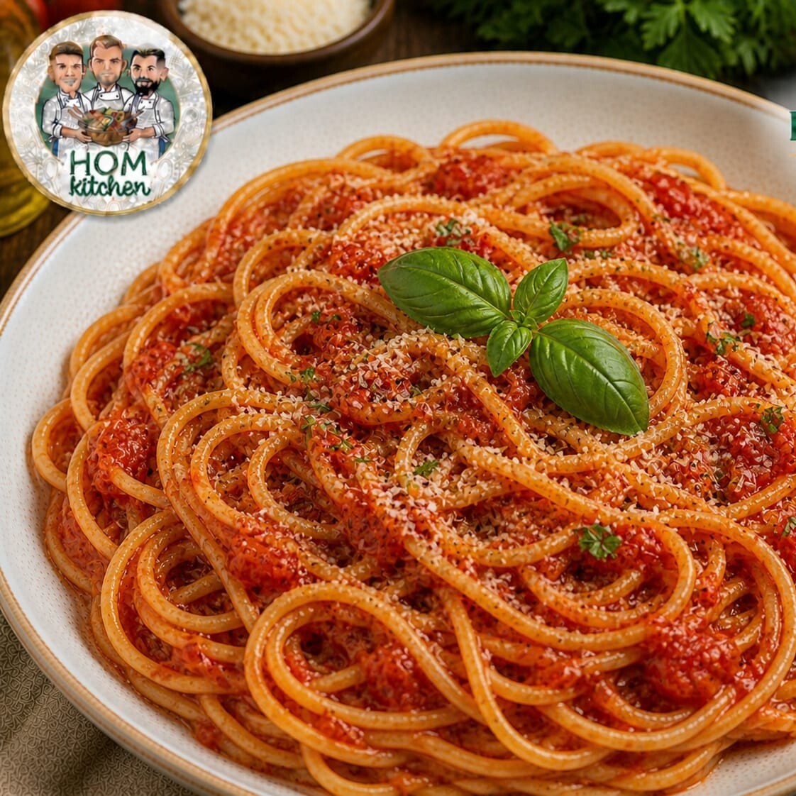 Domates Soslu Spaghetti