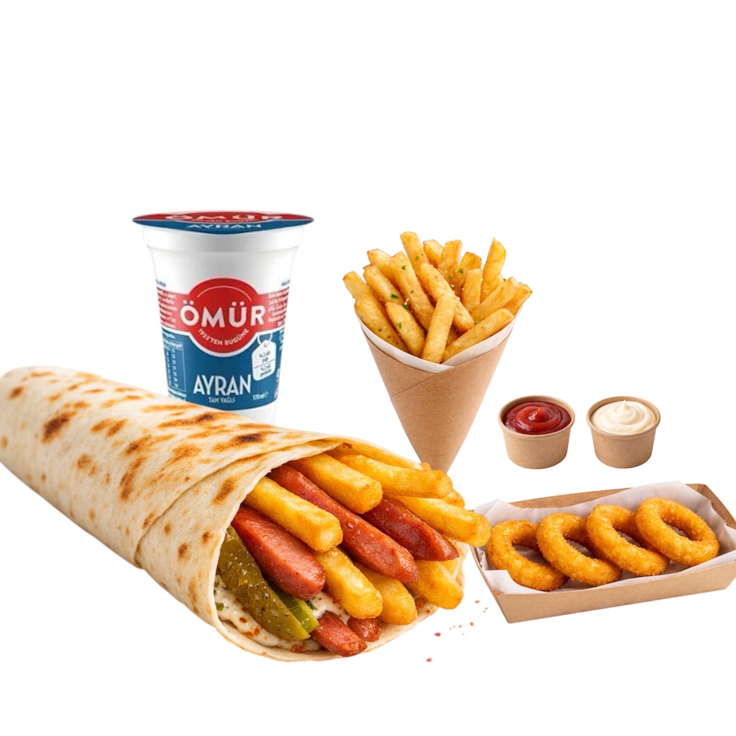 Jülyen Sosisli Patso Jr Wrap Menü