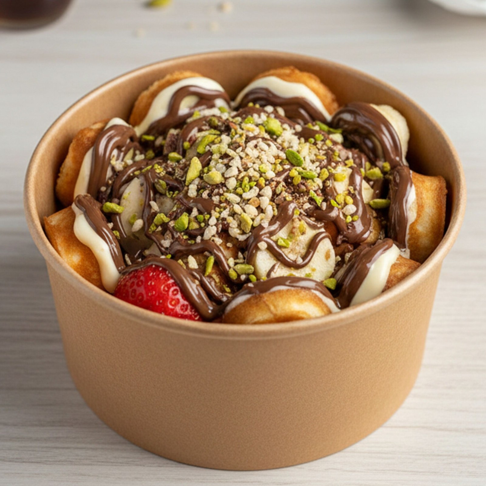Bitter Soslu Kova Waffle