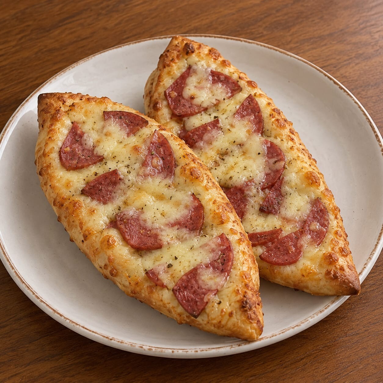 Kaşarlı Salamlı Pide