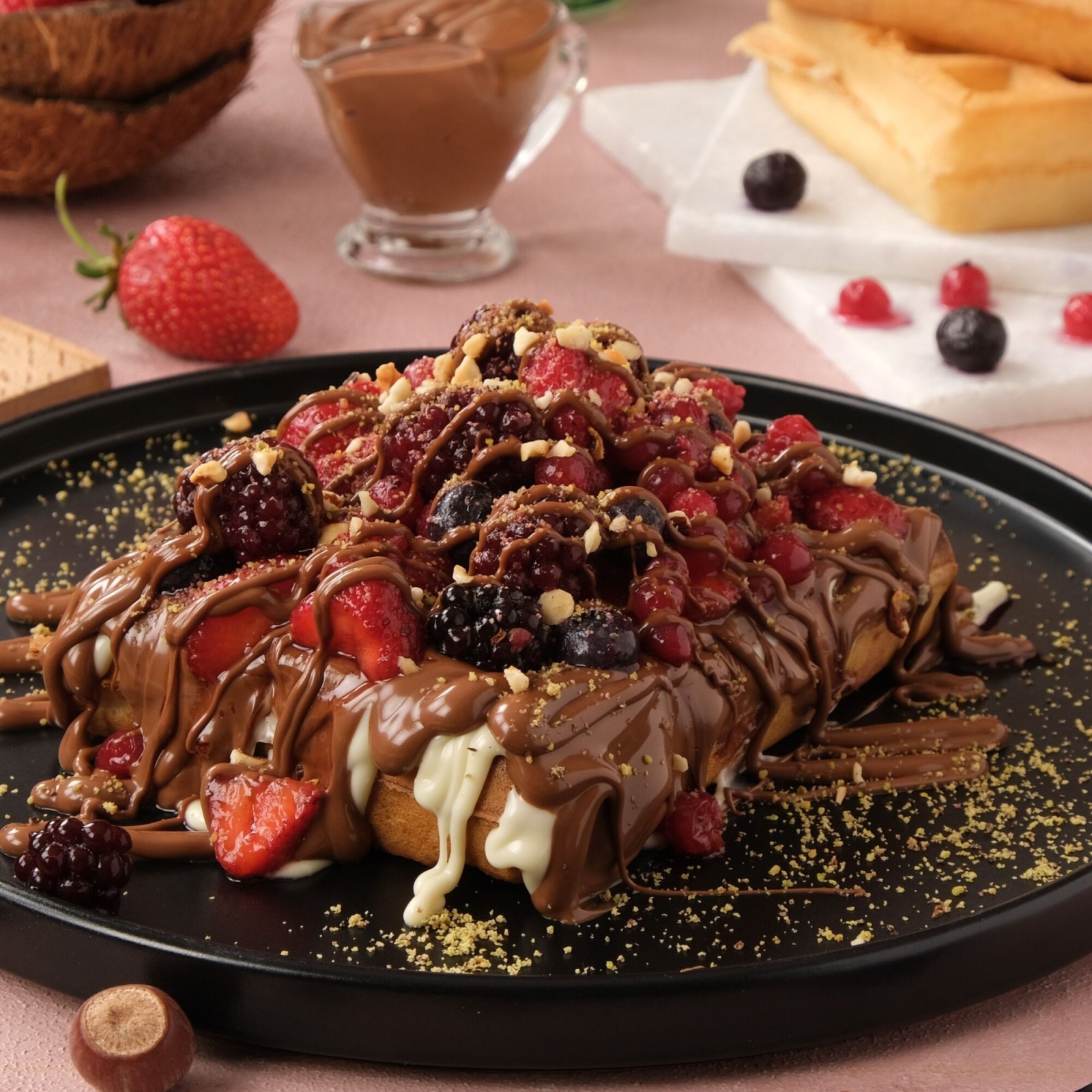 Orman Meyveli Waffle