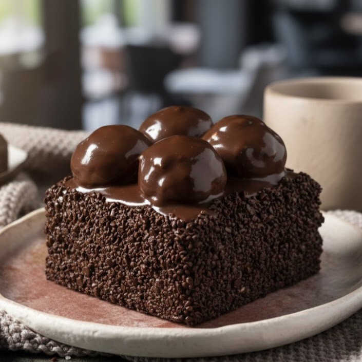 Bitter Profiterol Kare