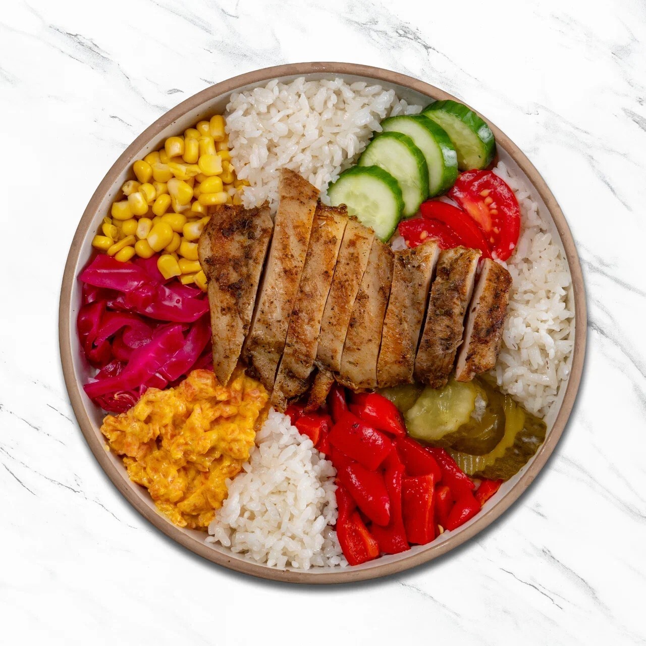 Tavuk Pirzola Pilav Bowl