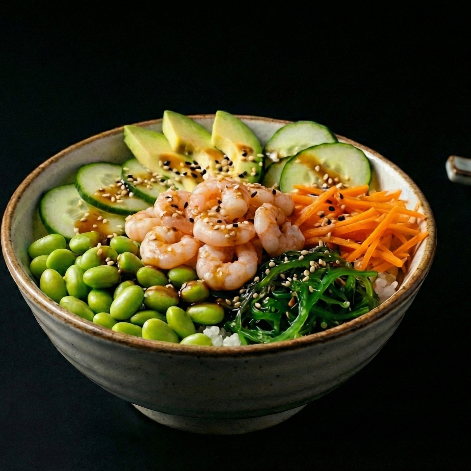 Karides Tempura Poke Bowl / Shrimp Poke Bowl