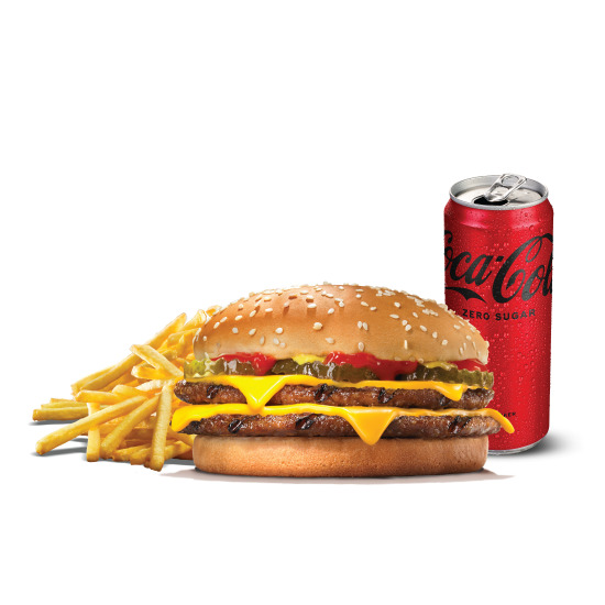 Double Cheeseburger Menü