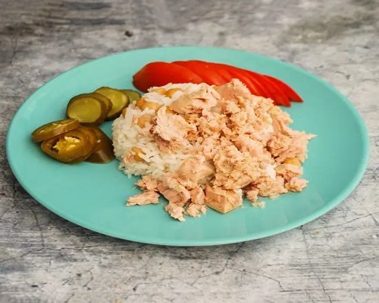 Ton Balıklı Pirinç Pilavı+Coca Cola