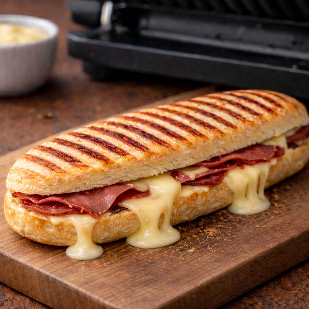 Pastırma Kaşarlı Tost