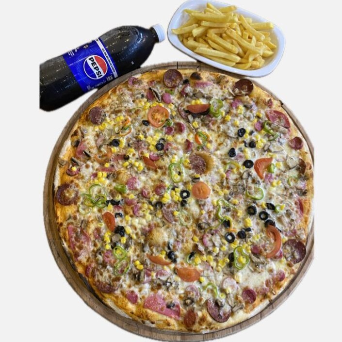 Karışık Pizza (Büyük) Menü