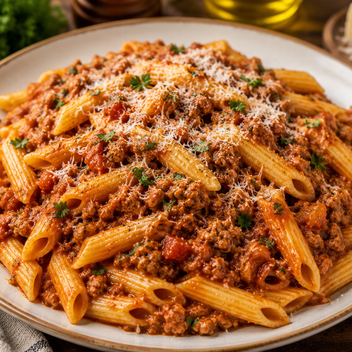 Bolonez Soslu Makarna