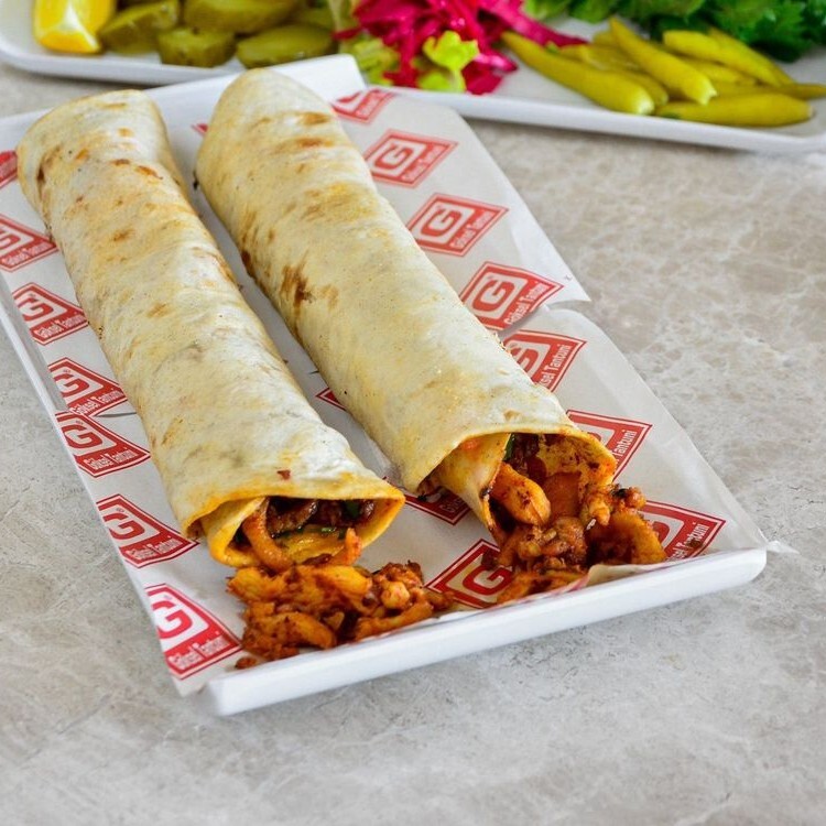 İki Adet Tavuk Tantuni Dürüm