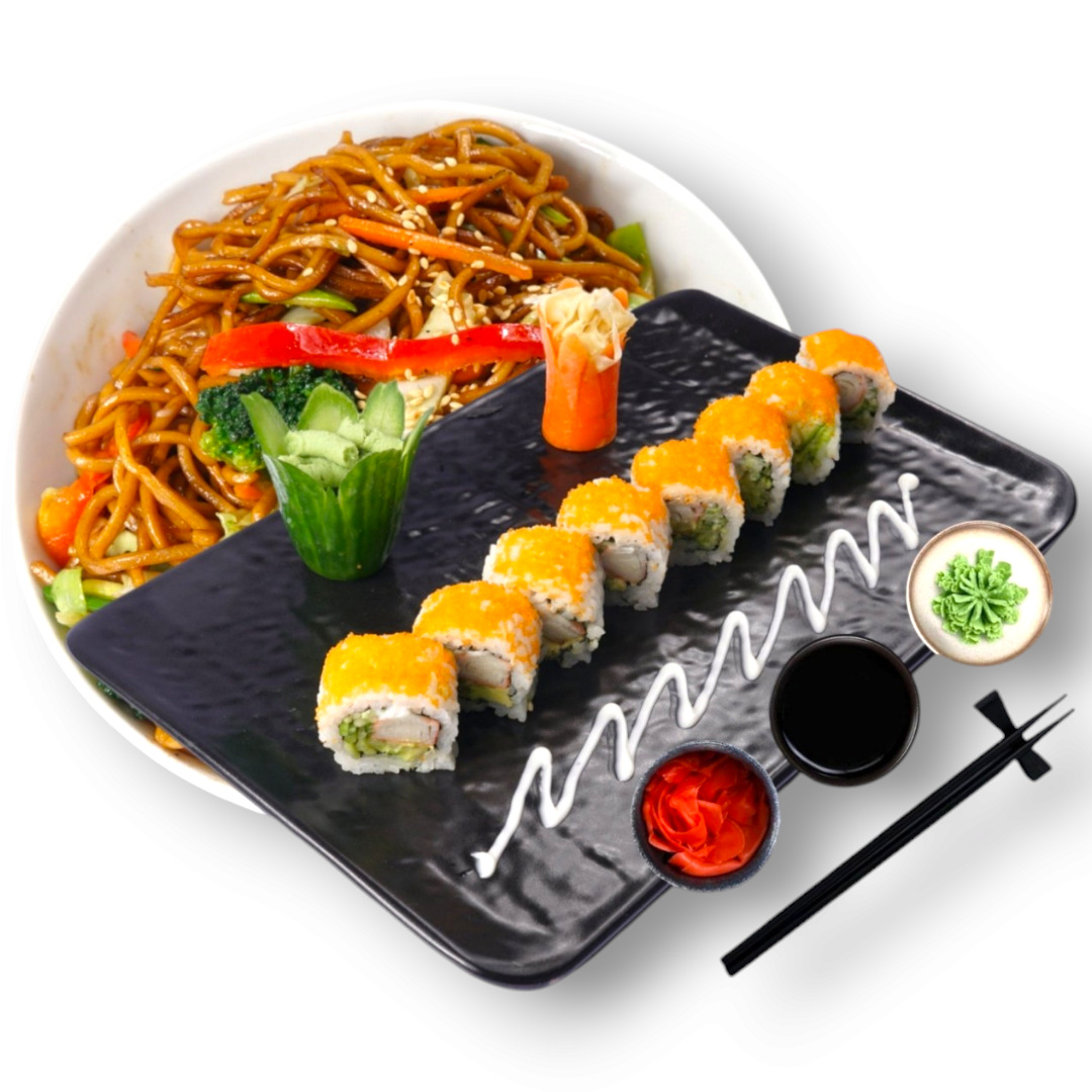 136- Noodle & Sushi Menü 2