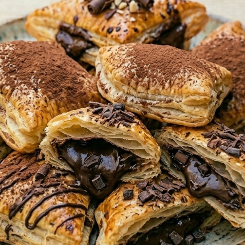 Çikolata Dolgulu Milföy