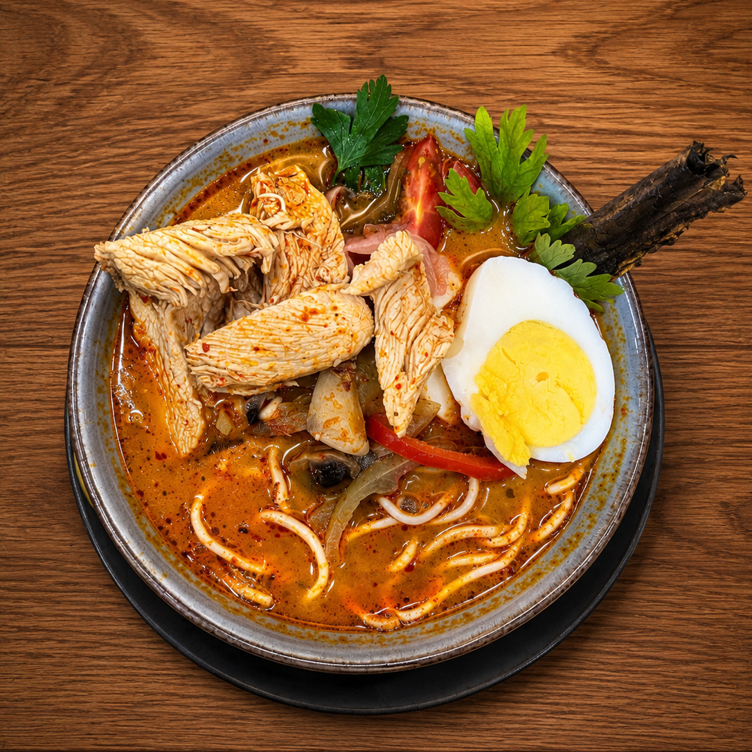 Chicken Tom Yum Corbası