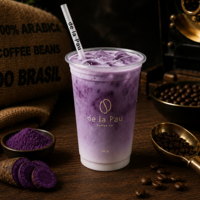 Iced Ube Latte