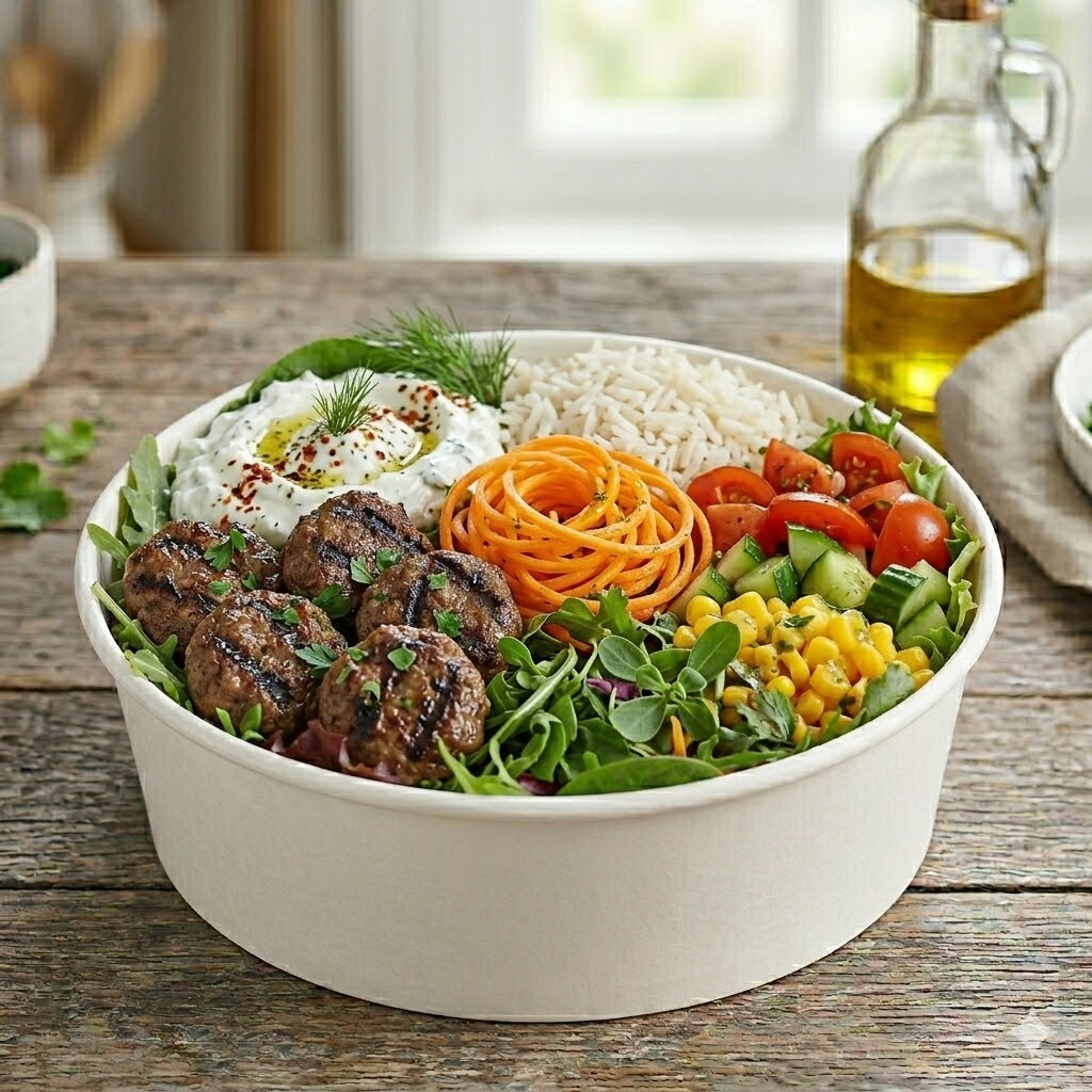 Izgara Köfte & Haydari Bowl