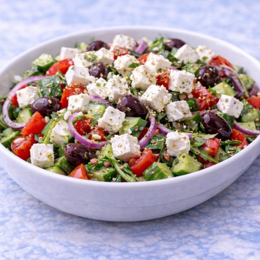 Yunan Salatası (Feta Peynir)