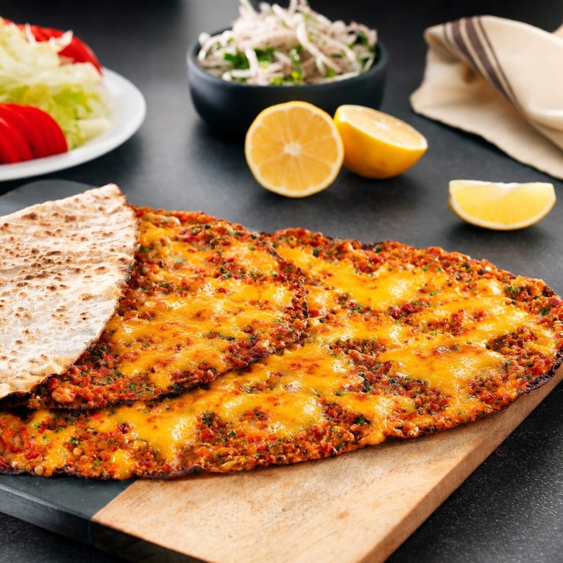 Cheddar Lahmacun