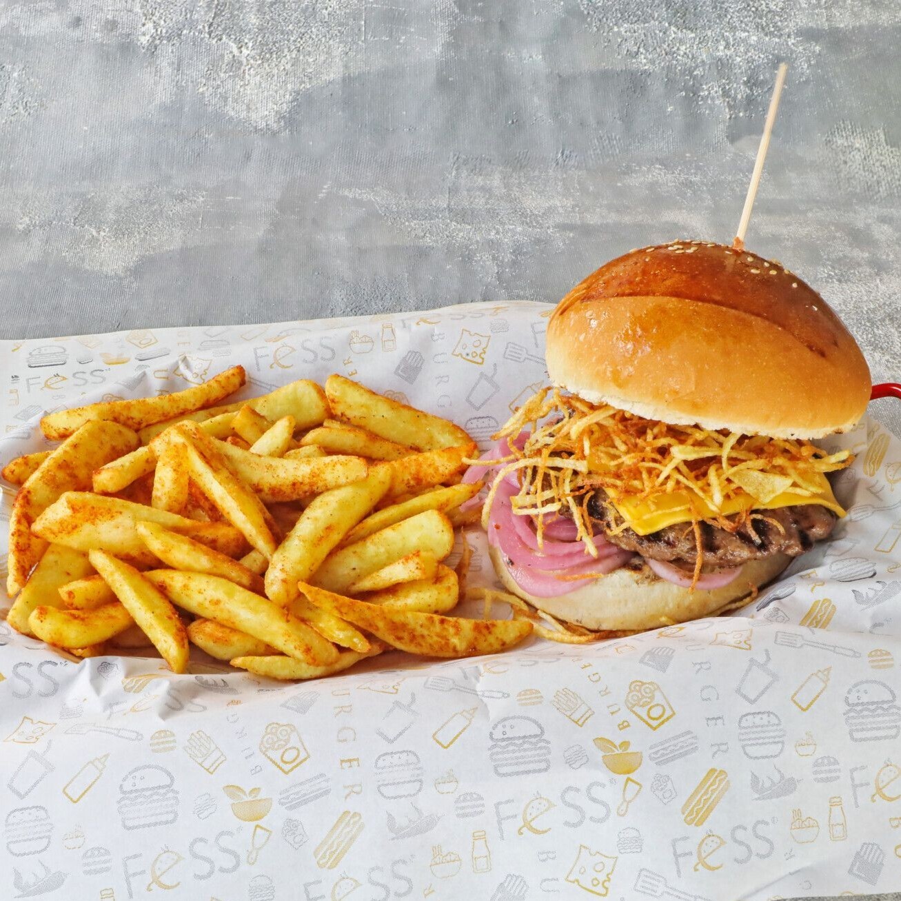 Crackle Burger (Double)