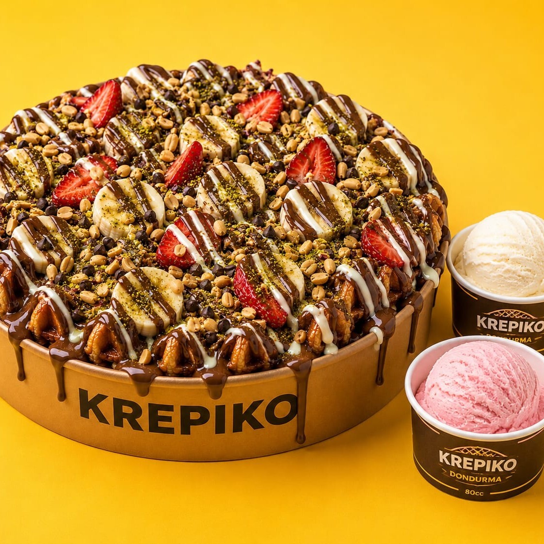 Dual Dondurmalı Waffle