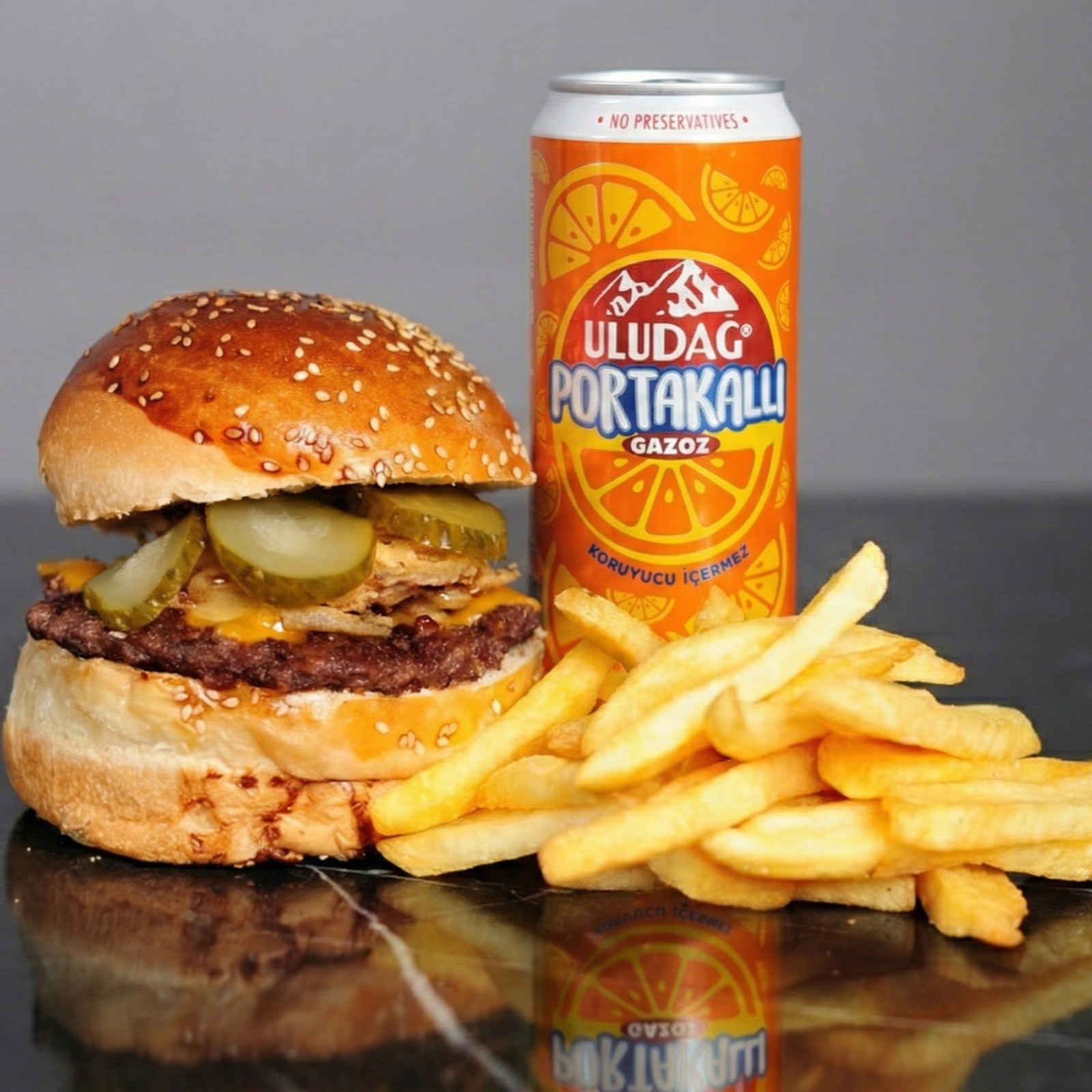 MozarellaBurgerMenü