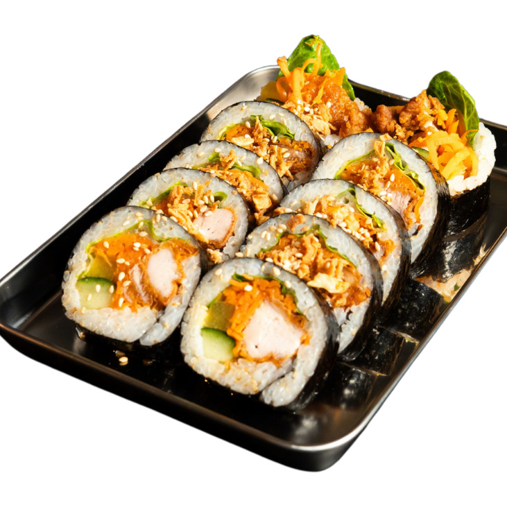 Kimbap - Fried Chicken (Dad’s Spicy Sweet) (10 parça)