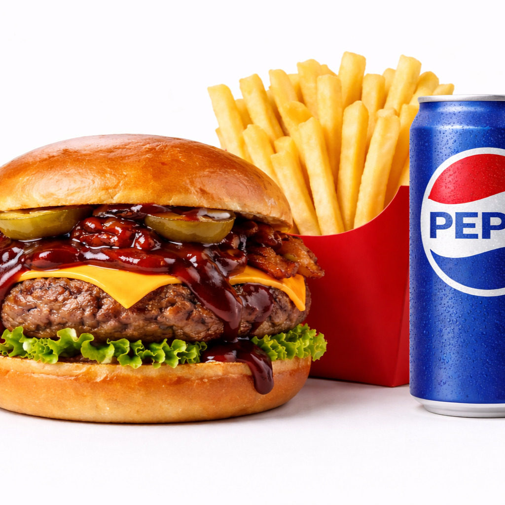Mr Barbekü Burger Menu